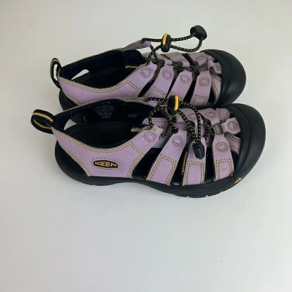 KEEN Newport H2 Girls Size 2 Waterproof Sports Sandals Purple Heart